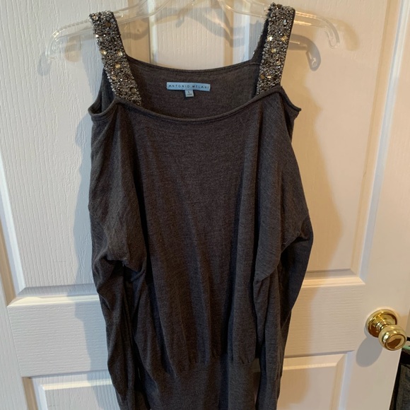 Antonio Melani cold shoulder top with Crystal straps - Picture 2 of 4